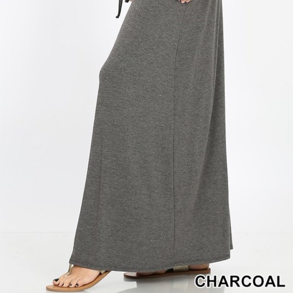 Zenana Outfitters Skirts Zenana Premium Rayon Relaxed Fit Maxi